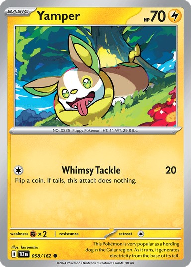 Yamper, Temporal Forces 58