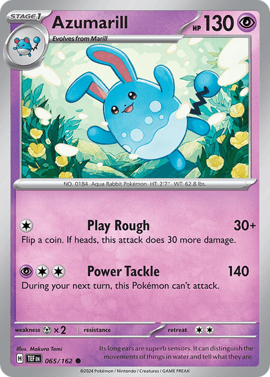 Azumarill, Temporal Forces 65