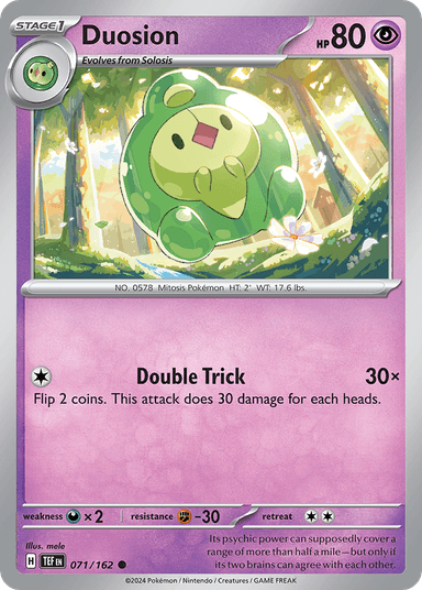 Duosion, Temporal Forces 71