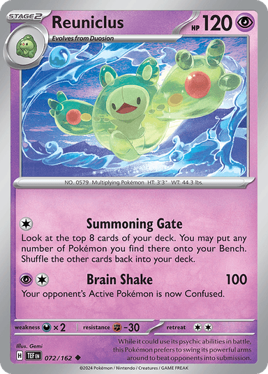 Reuniclus, Temporal Forces 72
