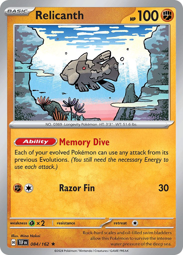 Relicanth, Temporal Forces 84