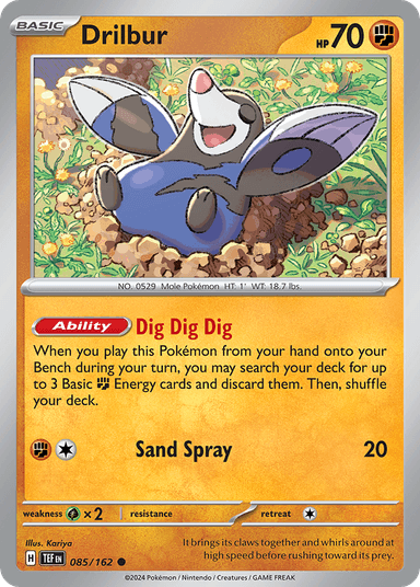 Drilbur, Temporal Forces 85