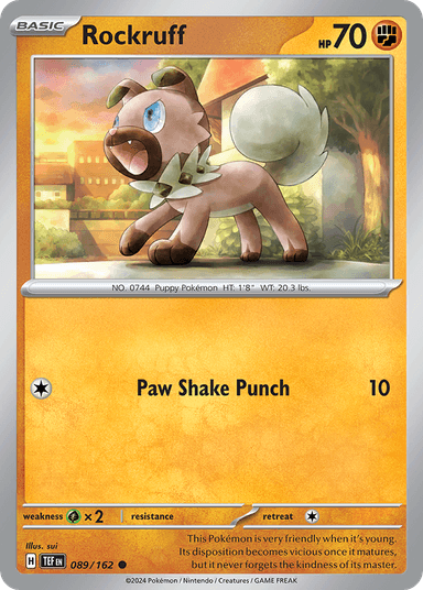 Rockruff, Temporal Forces 89