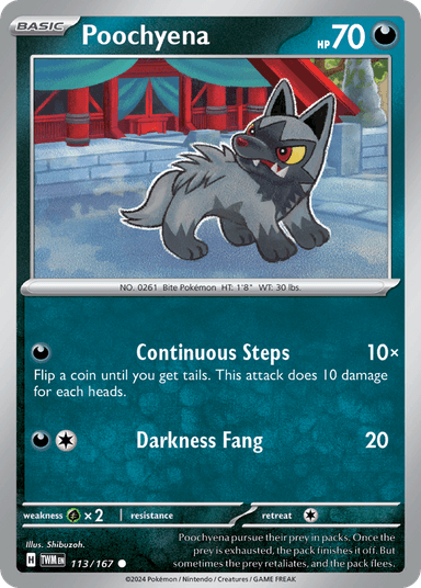 Poochyena, Twilight Masquerade 113