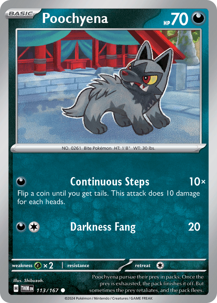 Poochyena, Twilight Masquerade 113