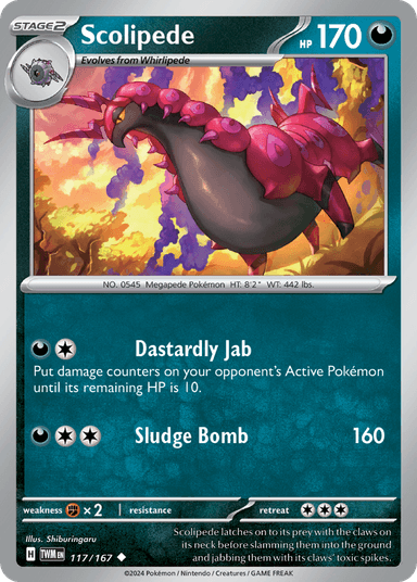 Scolipede, Twilight Masquerade 117