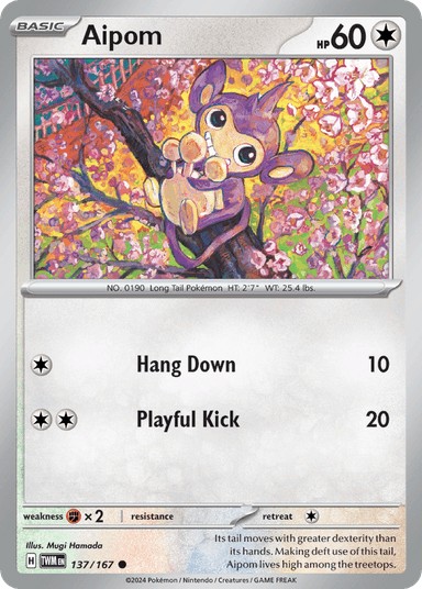 Aipom, Twilight Masquerade 137