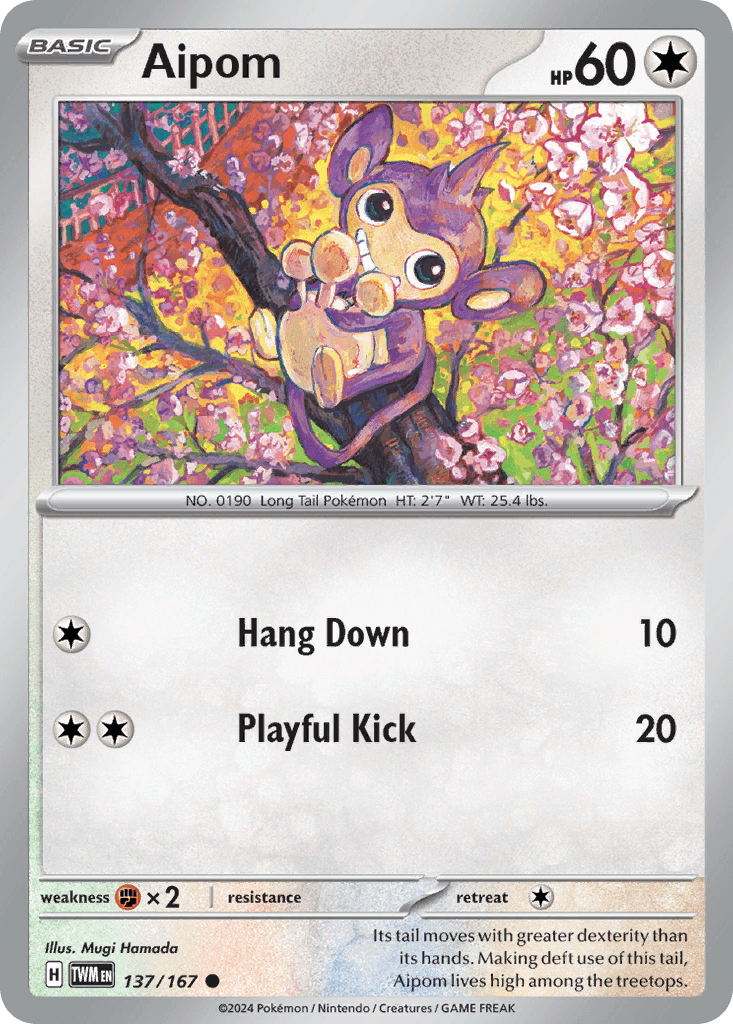 Aipom, Twilight Masquerade 137