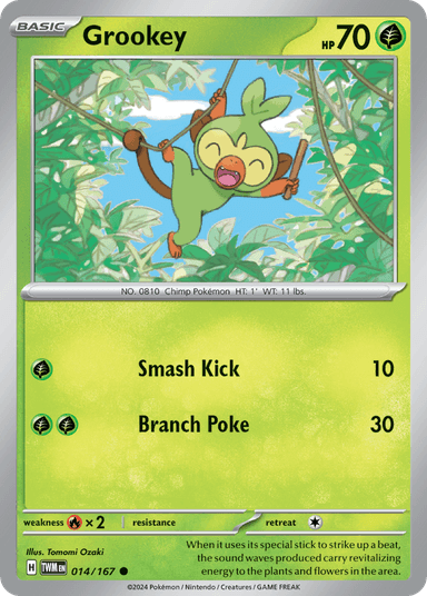 Grookey, Twilight Masquerade 14