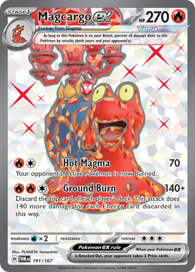 Magcargo ex, Twilight Masquerade 191