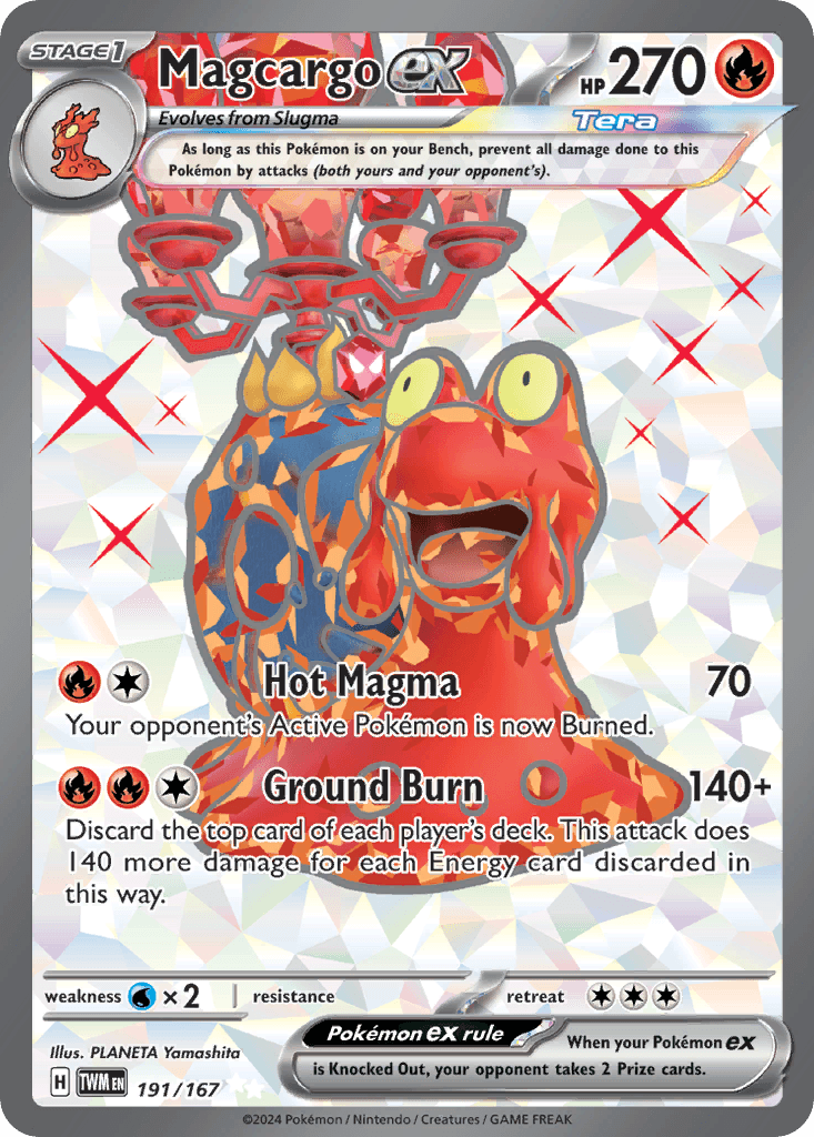 Magcargo ex, Twilight Masquerade 191