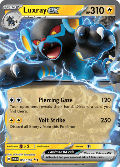 Luxray ex, Twilight Masquerade 68