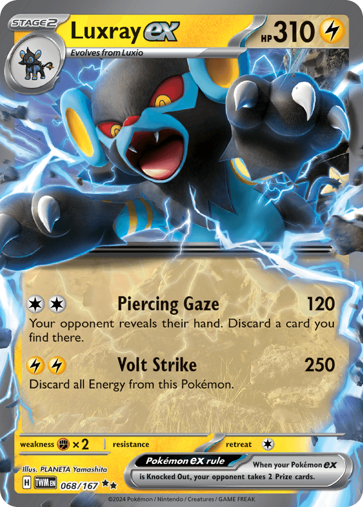 Luxray ex, Twilight Masquerade 68
