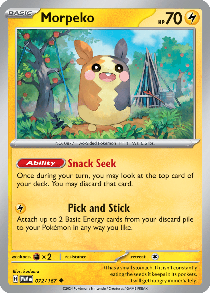 Morpeko, Twilight Masquerade 72