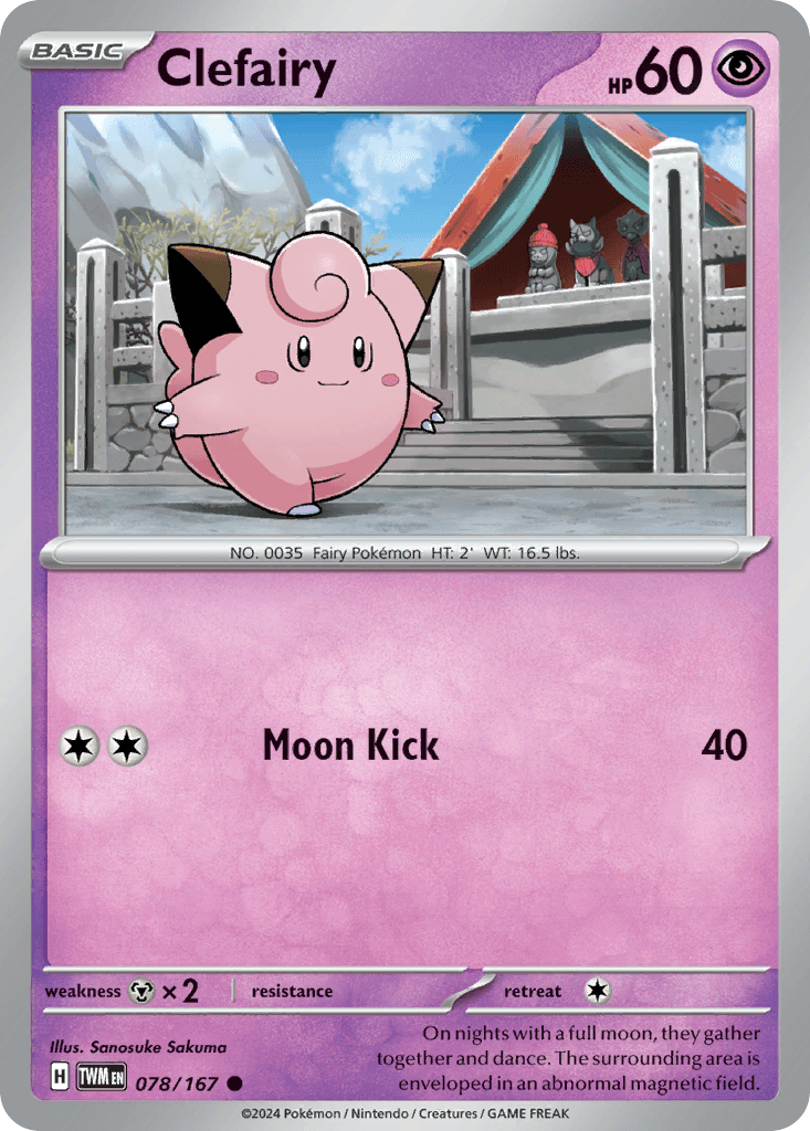 Clefairy, Twilight Masquerade 78