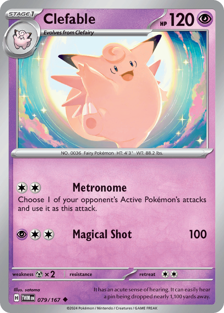 Clefable, Twilight Masquerade 79