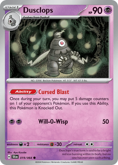 Dusclops, Shrouded Fable 19