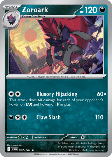 Zoroark, Shrouded Fable 32