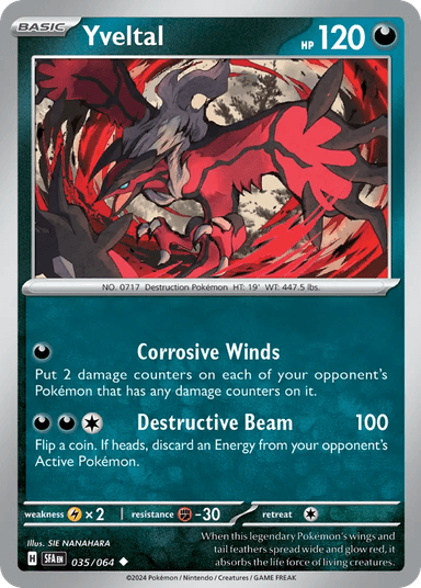 Yveltal, Shrouded Fable 35