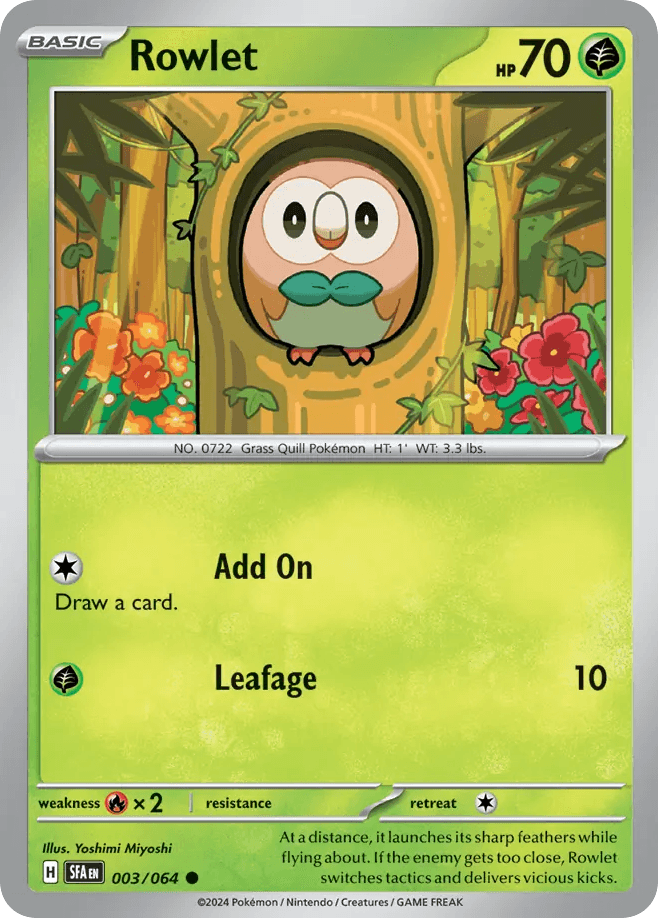 Rowlet, Shrouded Fable 3