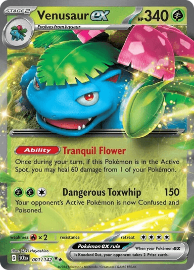 Venusaur ex, Stellar Crown 1