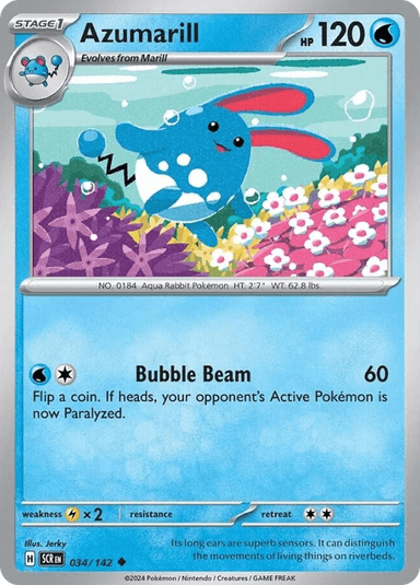 Azumarill, Stellar Crown 34