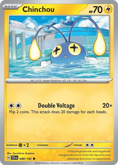 Chinchou, Stellar Crown 48