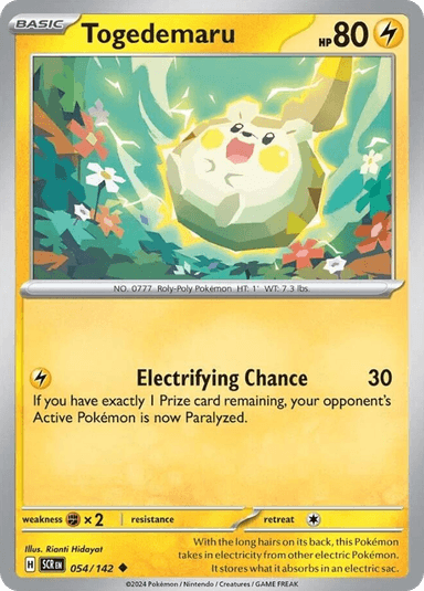 Togedemaru, Stellar Crown 54