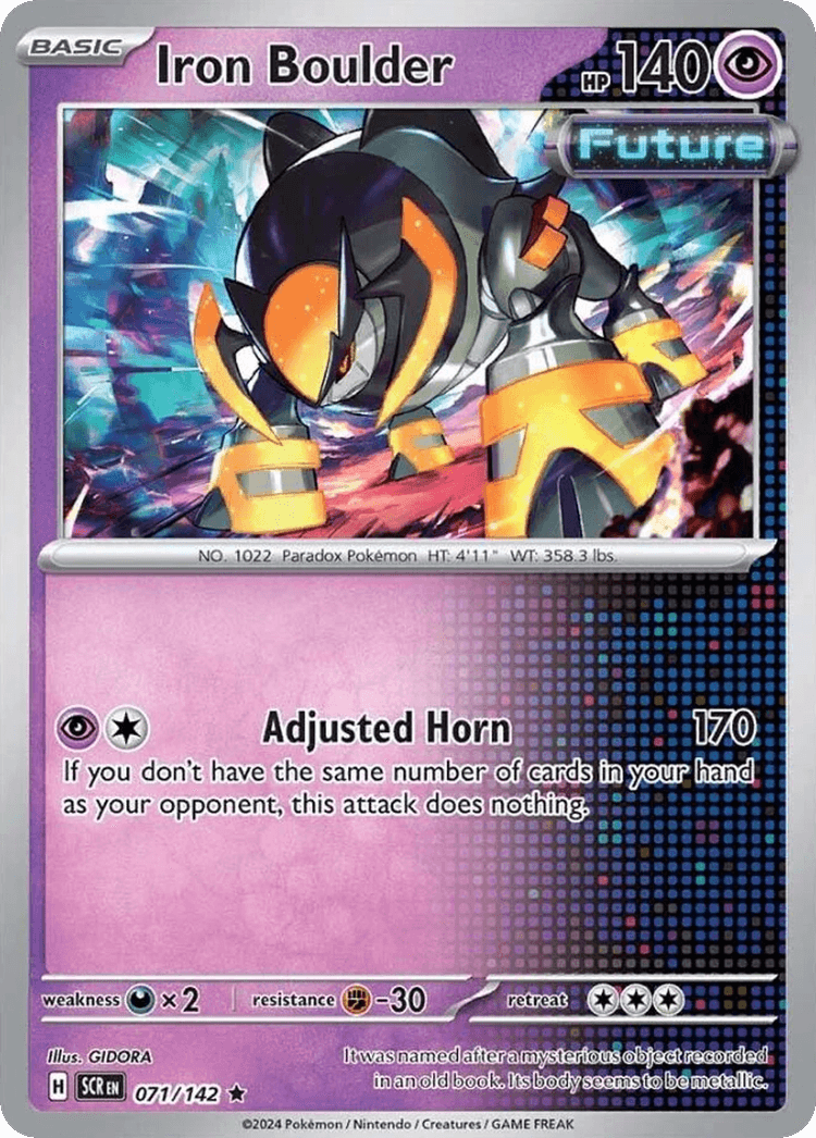 Iron Boulder, Stellar Crown 71