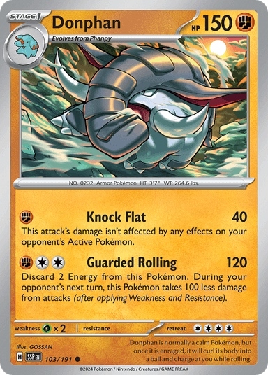 Donphan, Surging Sparks 103