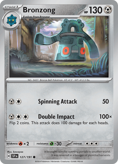 Bronzong, Surging Sparks 127