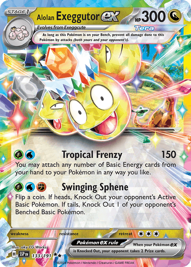 Alolan Exeggutor ex, Surging Sparks 133