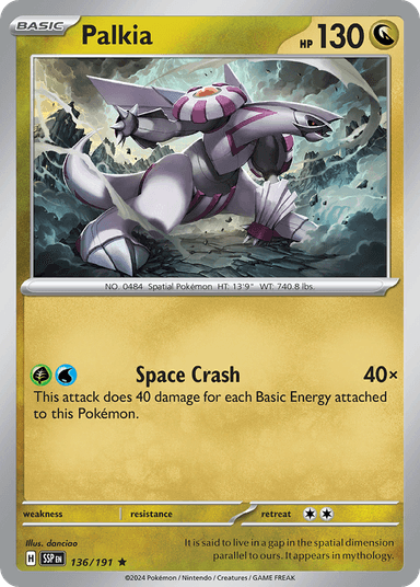 Palkia, Surging Sparks 136