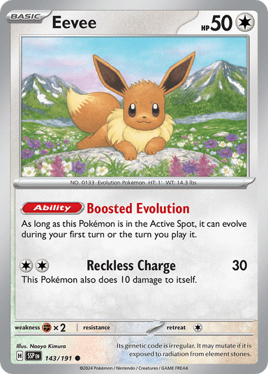 Eevee, Surging Sparks 143