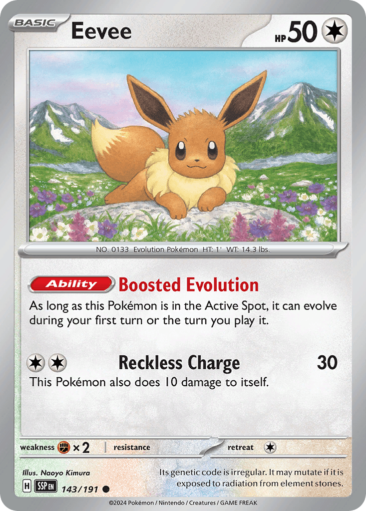 Eevee, Surging Sparks 143