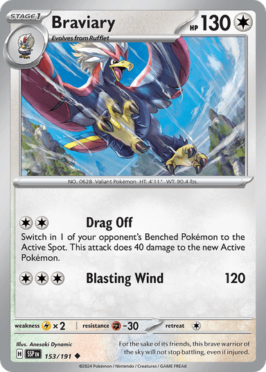 Braviary, Surging Sparks 153