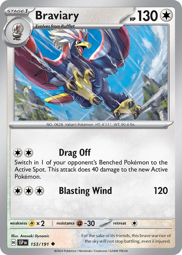 Braviary, Surging Sparks 153