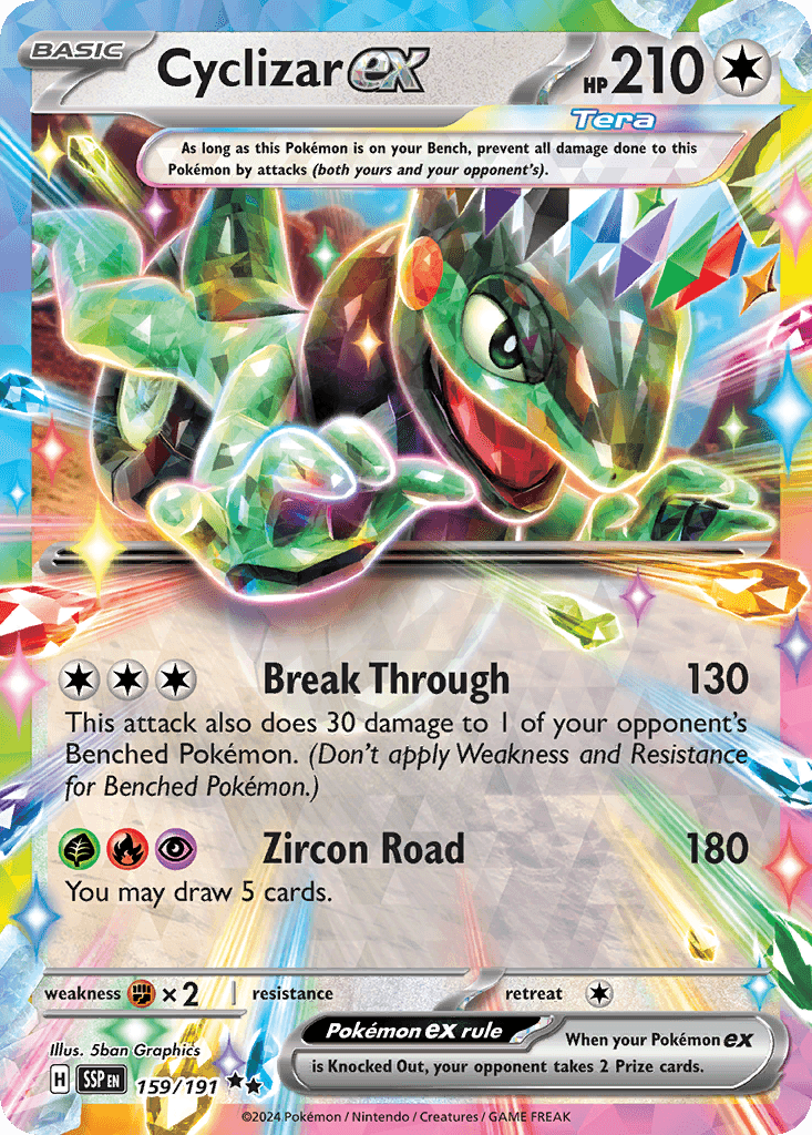 Cyclizar ex, Surging Sparks 159