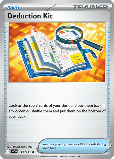 Deduction Kit, Surging Sparks 171