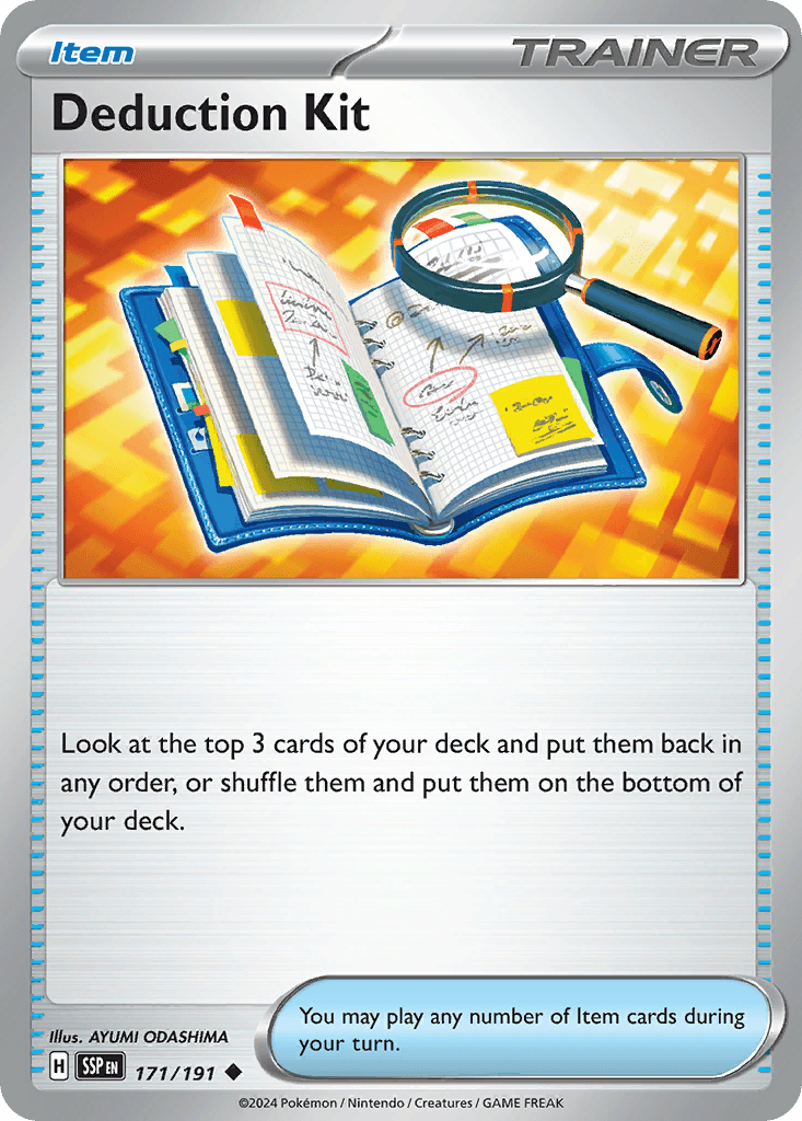 Deduction Kit, Surging Sparks 171