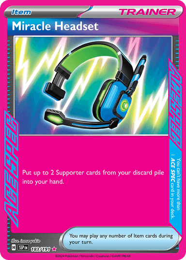 Miracle Headset, Surging Sparks 183