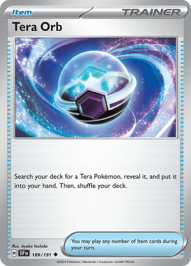 Tera Orb, Surging Sparks 189