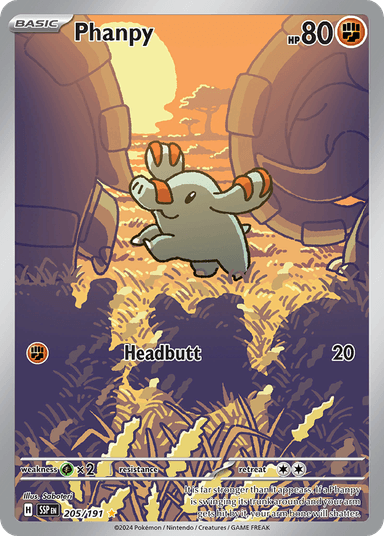 Phanpy, Surging Sparks 205