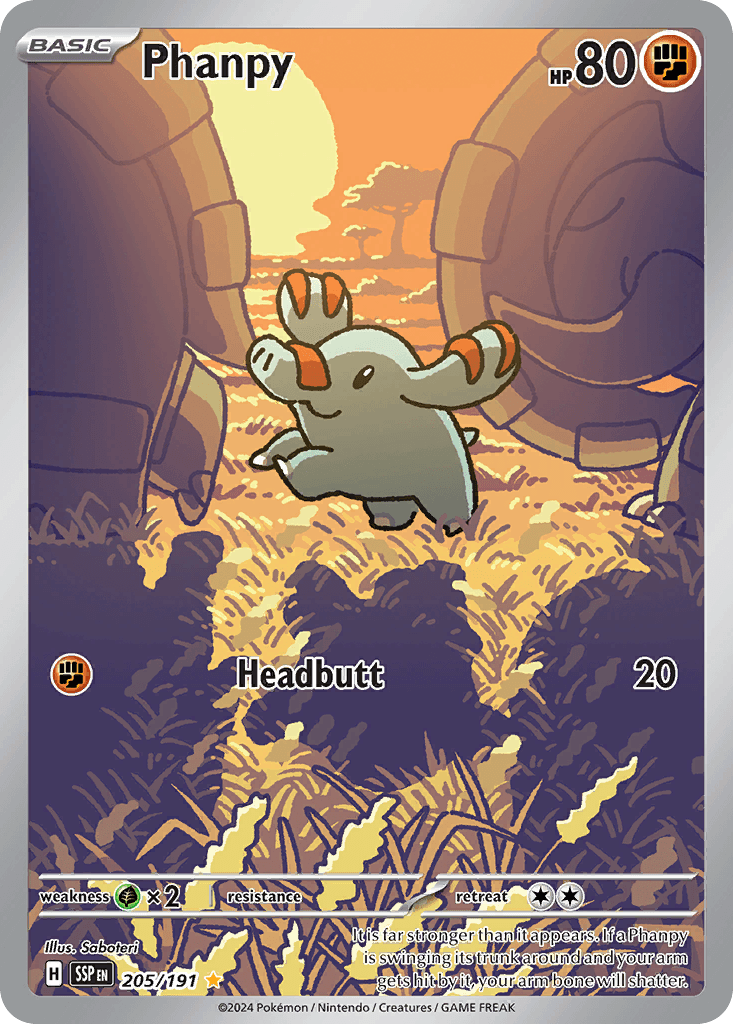 Phanpy, Surging Sparks 205