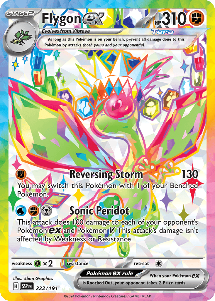 Flygon ex, Surging Sparks 222