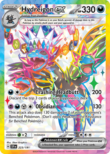 Hydreigon ex, Surging Sparks 223
