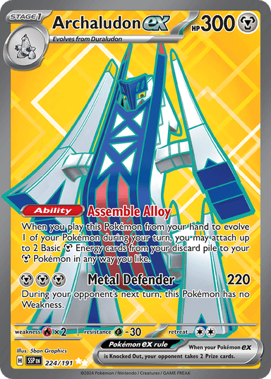 Archaludon ex, Surging Sparks 224