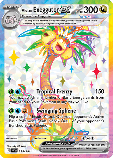 Alolan Exeggutor ex, Surging Sparks 225