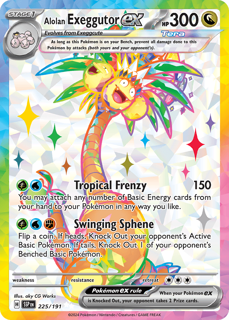 Alolan Exeggutor ex, Surging Sparks 225