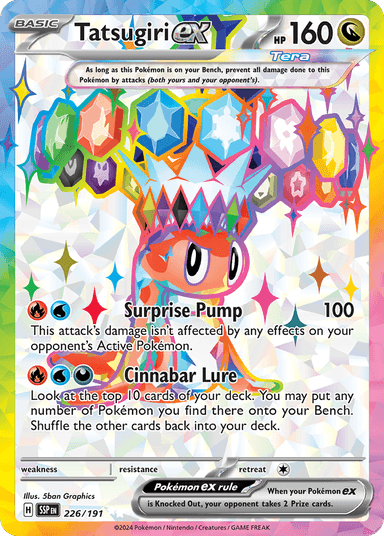 Tatsugiri ex, Surging Sparks 226